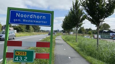 Noordhorn plaatsnaambord